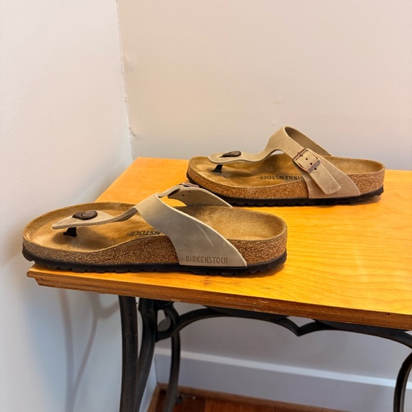 Birkenstock Oiled Leather Gizeh Thong Sandals, EU 39 tobacco brown - Picture 3 of 6